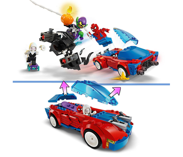 LEGO Marvel 76279 Wyścigówka Spider-Mana i Zielony Goblin - 1202229 - zdjęcie 4